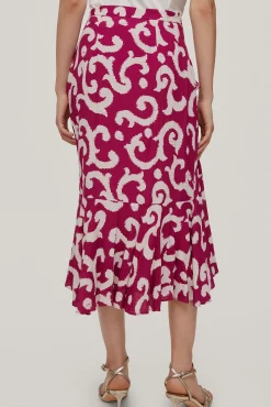 Falda Volantes Asimetrica^Pedro del Hierro Cheap