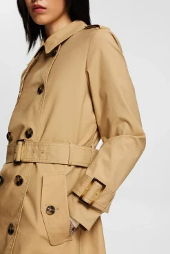 Gabardina Clasica Regular Fit Con Algodon^Esprit Best