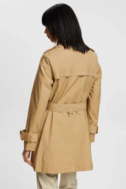Gabardina Clasica Regular Fit Con Algodon^Esprit Best