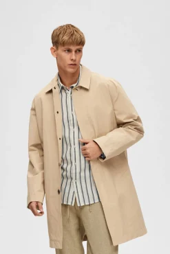 Gabardina Impermeable De Algodon Organico^Selected Discount