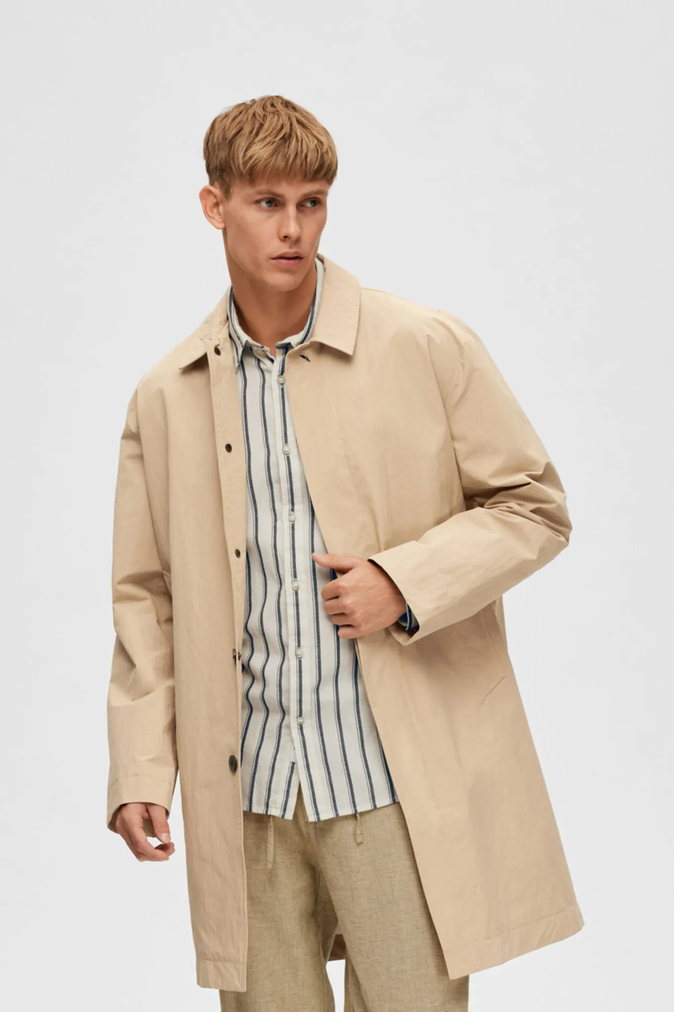 Gabardina Impermeable De Algodon Organico^Selected Discount