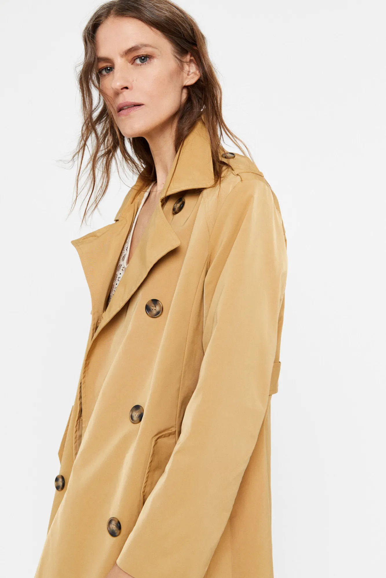 Gabardina Larga Waterrepelent^Cortefiel Store
