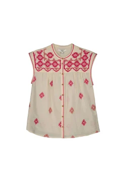 Giselle Blusa De Algodon Bordada^Hoss Intropia Best Sale