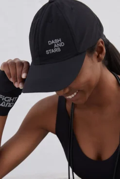 Gorra Negra Tecnica Logo Reflectante^Dash and Stars Store
