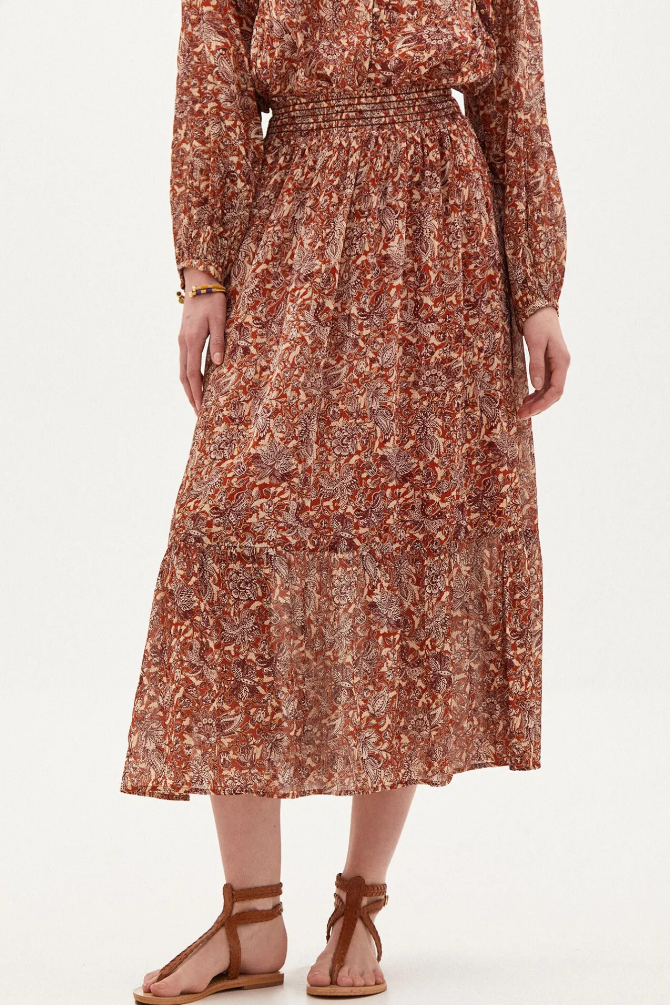 Iria Falda Midi Estampada^Hoss Intropia Shop