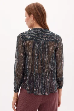 Irina Blusa Estampada Con Lurex^Hoss Intropia Hot