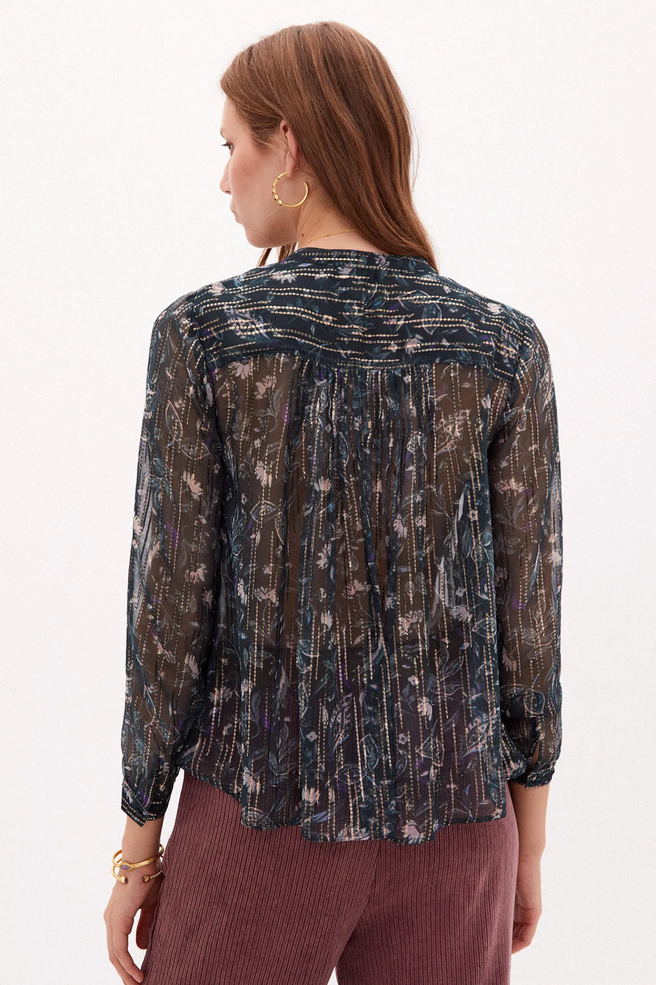 Irina Blusa Estampada Con Lurex^Hoss Intropia Hot