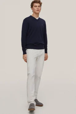 Jersey Algodon Cuello Pico Basico^Pedro del Hierro Hot