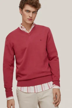 Jersey Algodon Cuello Pico Basico^Pedro del Hierro Best