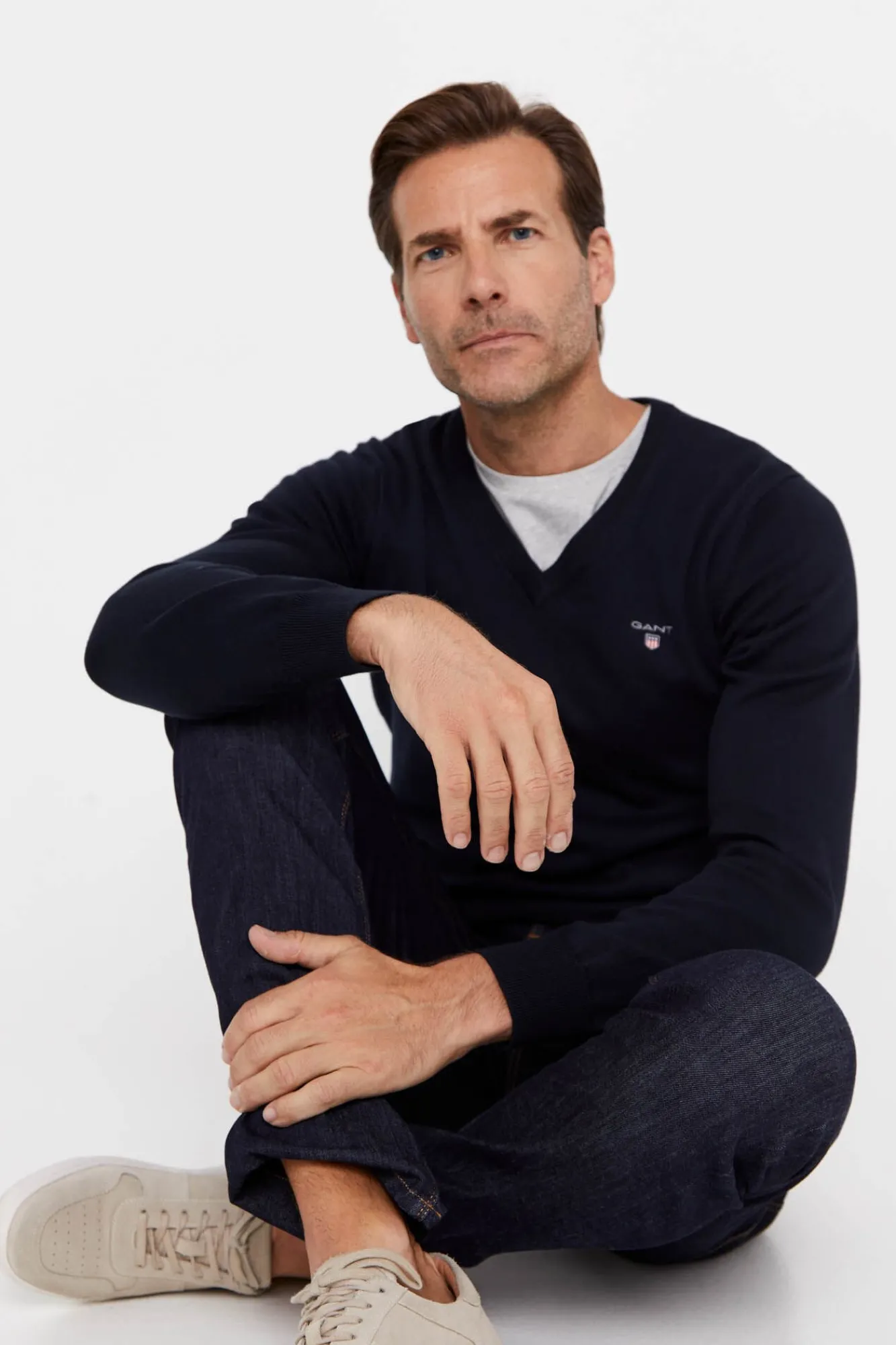 Jersey De Cuello Pico^Gant Hot