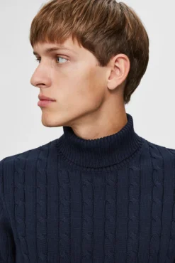 Jersey De Manga Larga Cuello Vuelto^Selected Discount