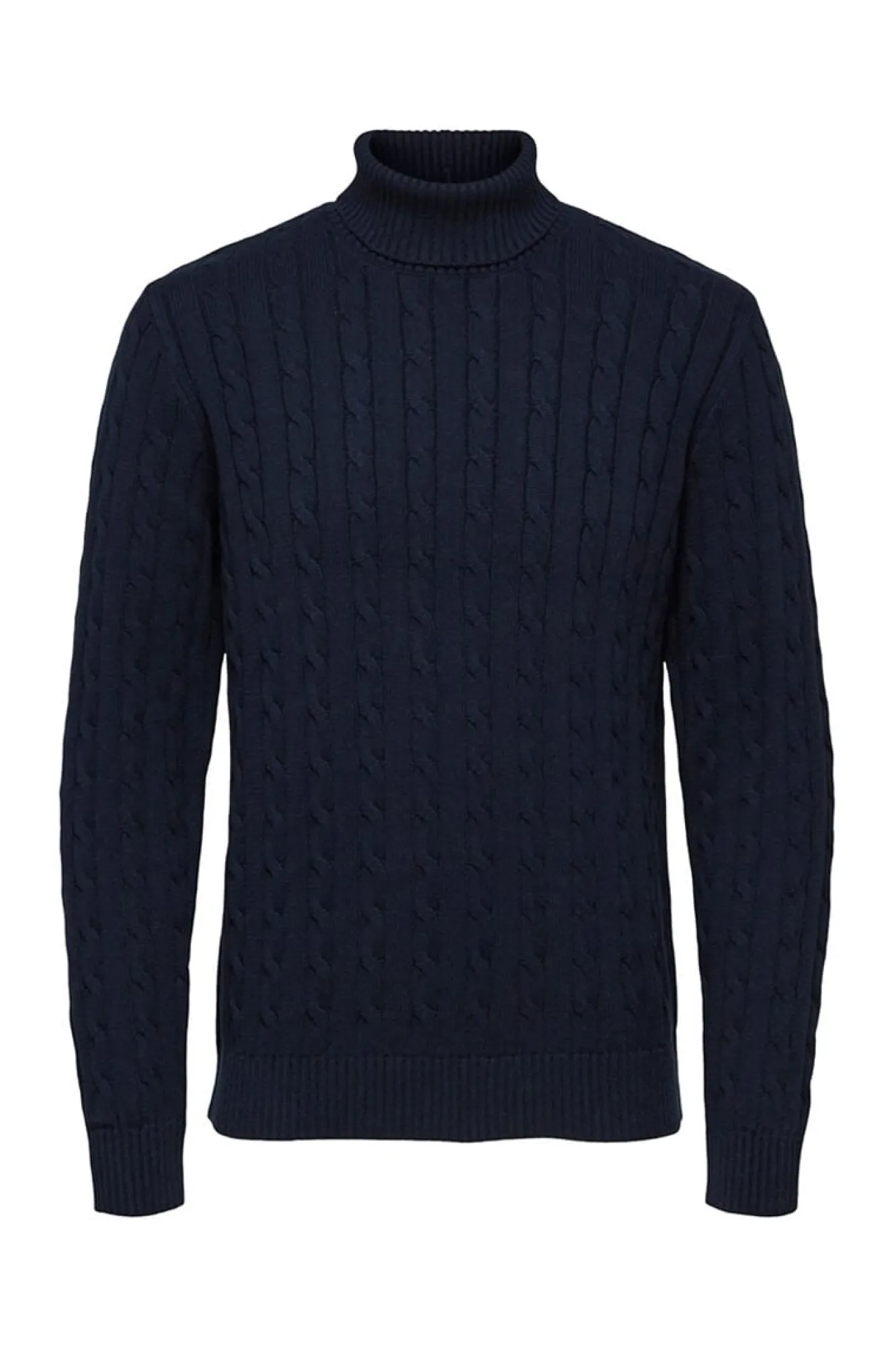 Jersey De Manga Larga Cuello Vuelto^Selected Discount