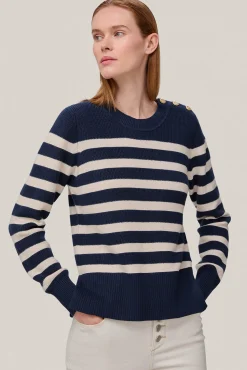 Jersey De Rayas Con Boton Joya^Pedro del Hierro Online