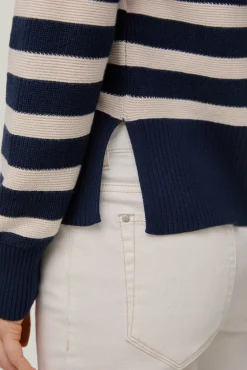 Jersey De Rayas Con Boton Joya^Pedro del Hierro Online