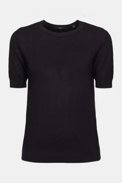 Jersey Entallado Monocolor Con Lino^Esprit Discount