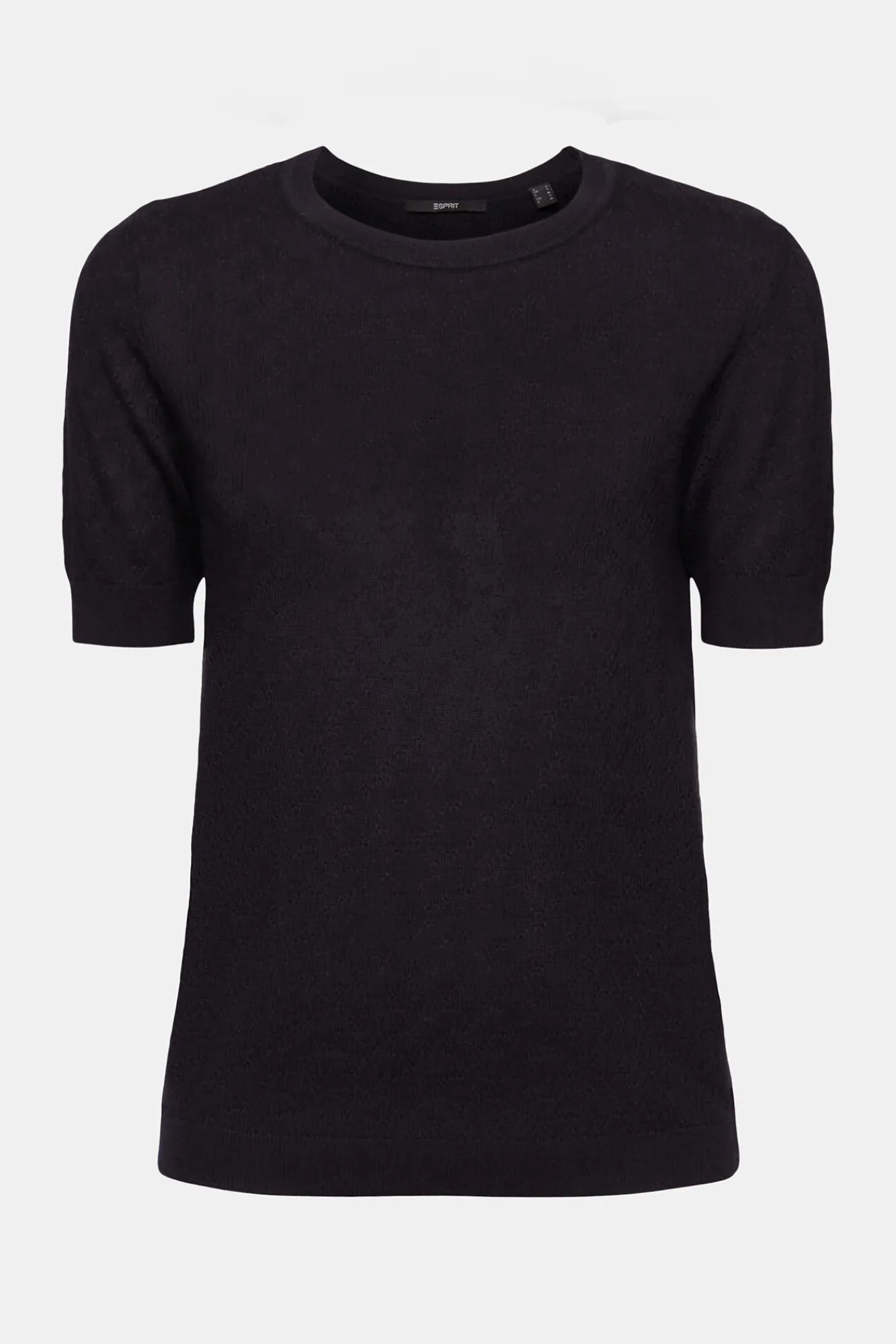 Jersey Entallado Monocolor Con Lino^Esprit Discount