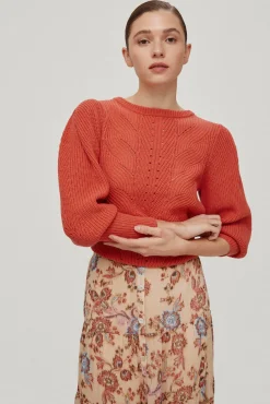 Jersey Manga Abullonada Con Efecto Hombrera^Pedro del Hierro Store