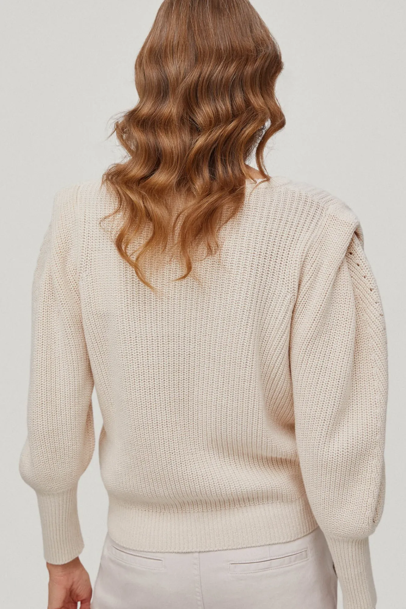 Jersey Manga Abullonada Con Efecto Hombrera^Pedro del Hierro Fashion