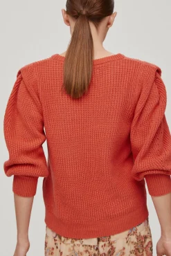 Jersey Manga Abullonada Con Efecto Hombrera^Pedro del Hierro Store