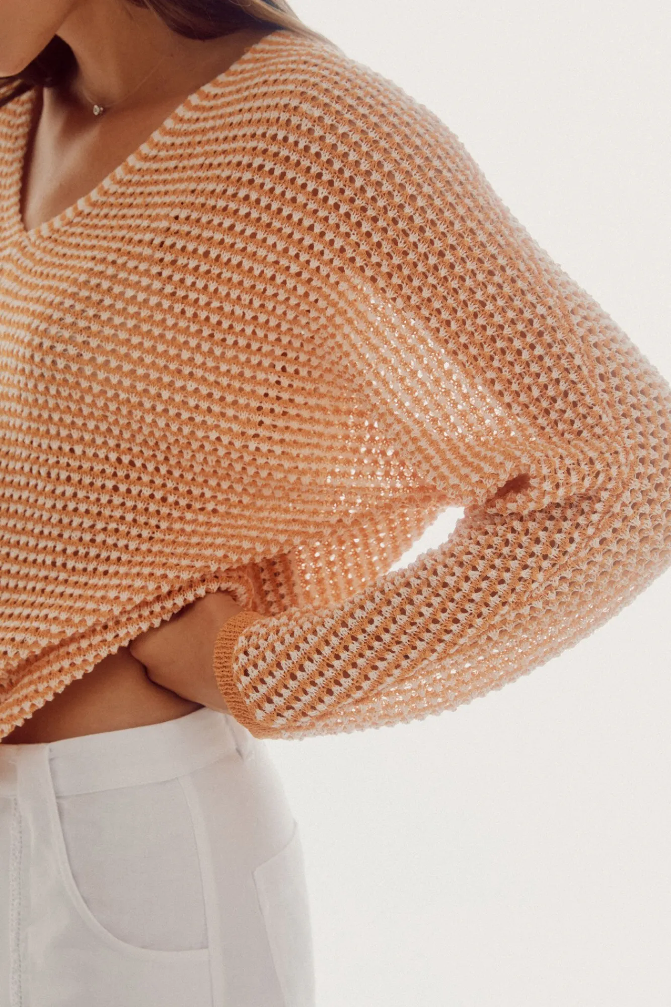 Jersey Punto Calado Bicolor^Slowlove Sale