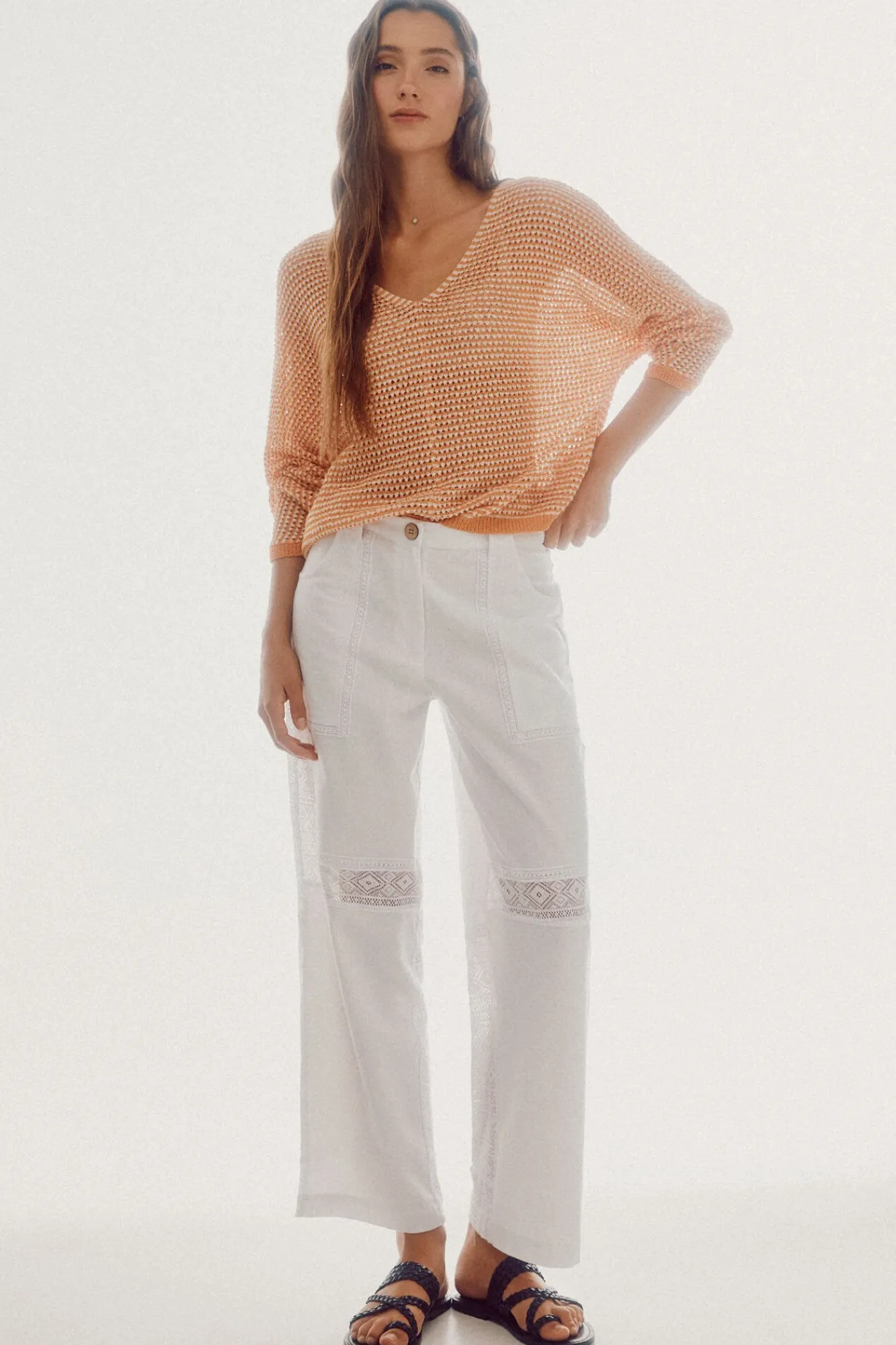 Jersey Punto Calado Bicolor^Slowlove Sale