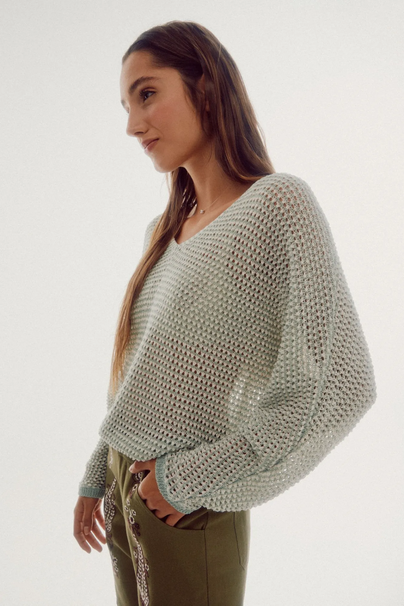 Jersey Punto Calado Bicolor^Slowlove Outlet
