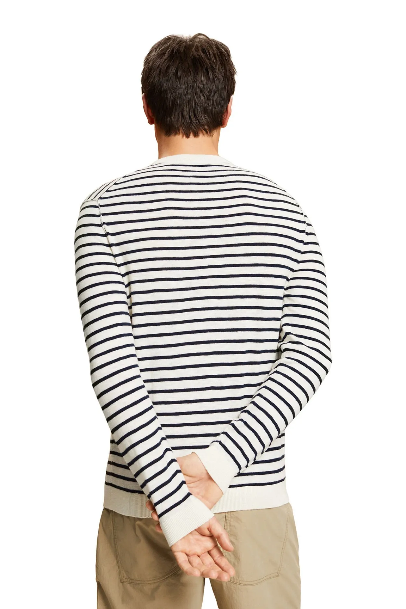 Jersey Rayas Con Lino^Esprit Best