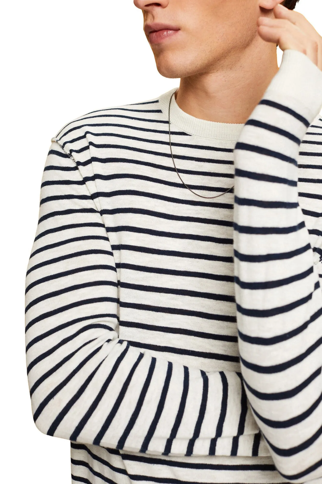 Jersey Rayas Con Lino^Esprit Best