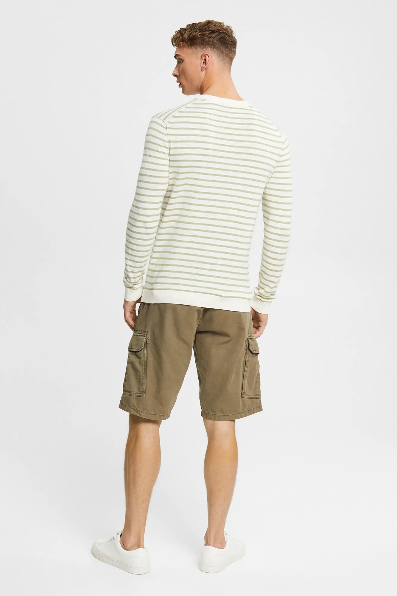 Jersey Rayas Con Lino^Esprit Cheap