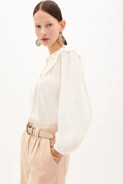 Jimena Blusa Romantica Algodon^Hoss Intropia New