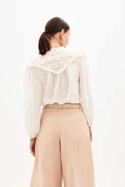 Jimena Blusa Romantica Algodon^Hoss Intropia New