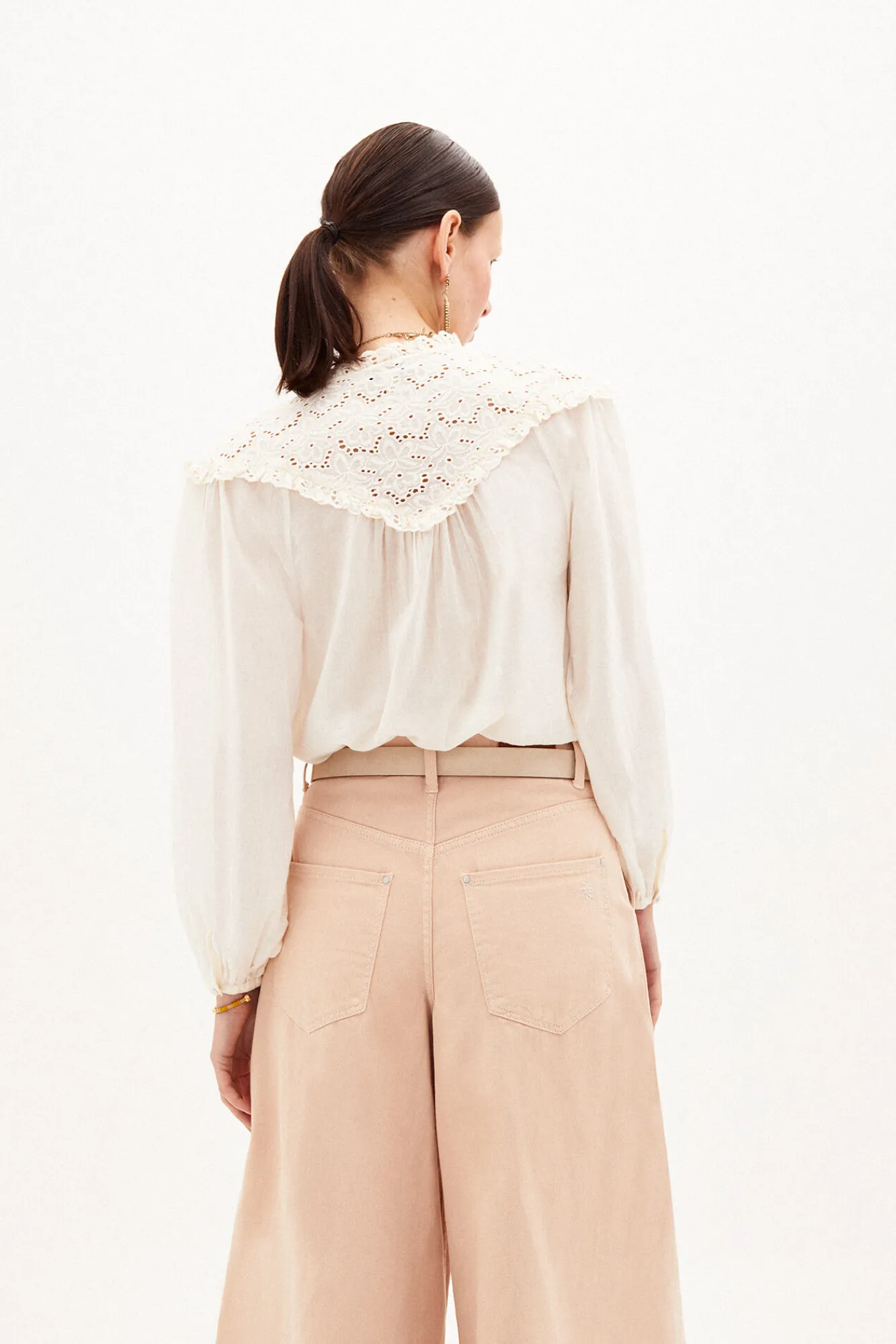 Jimena Blusa Romantica Algodon^Hoss Intropia New