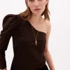 Joanne Camiseta Asimetrica Con Lurex^Hoss Intropia Best Sale