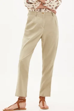 Julieta Pantalon Rustico Con Pinzas^Hoss Intropia Online