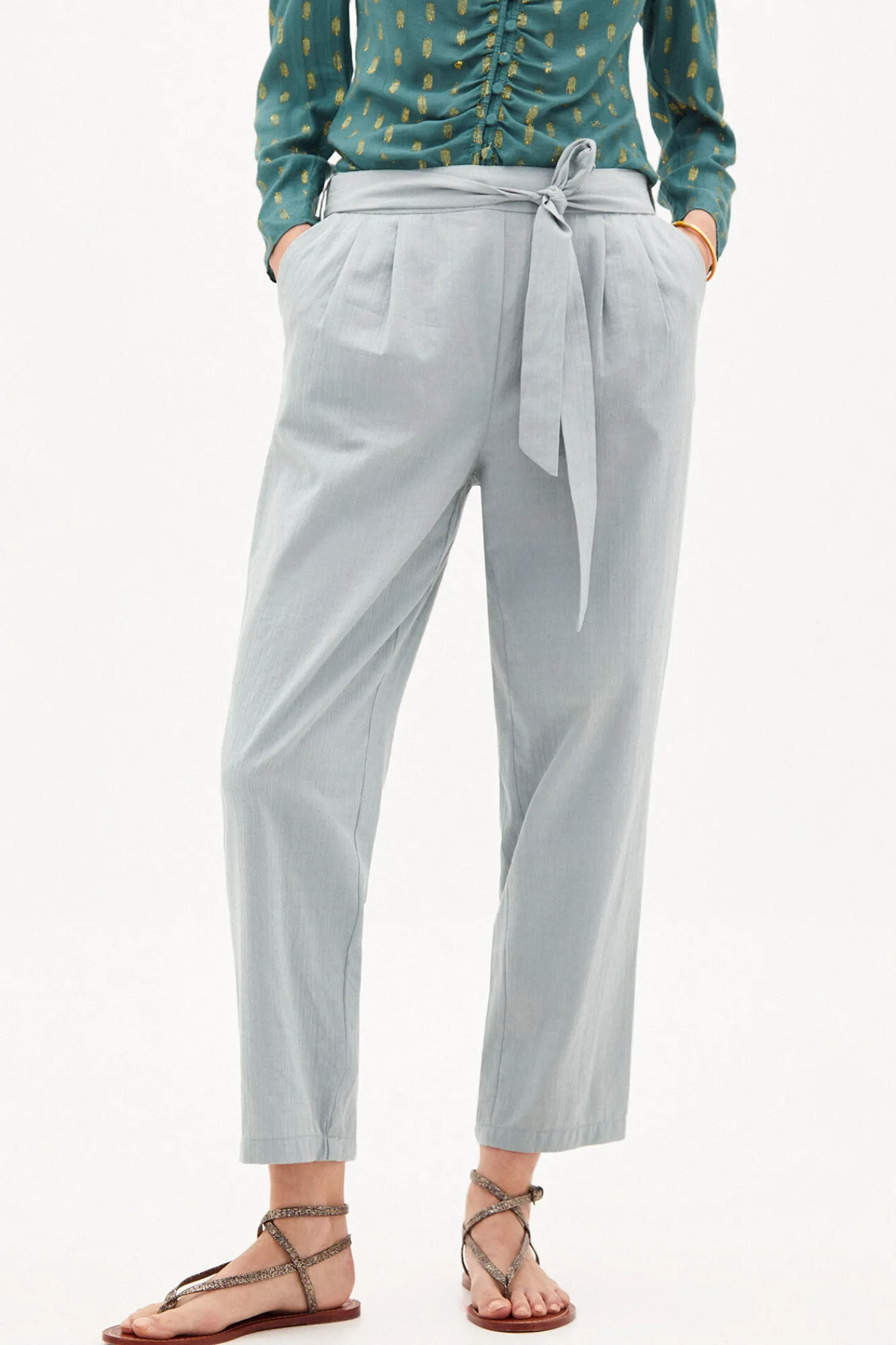 Lea Pantalon Algodon Con Cinturon^Hoss Intropia Discount