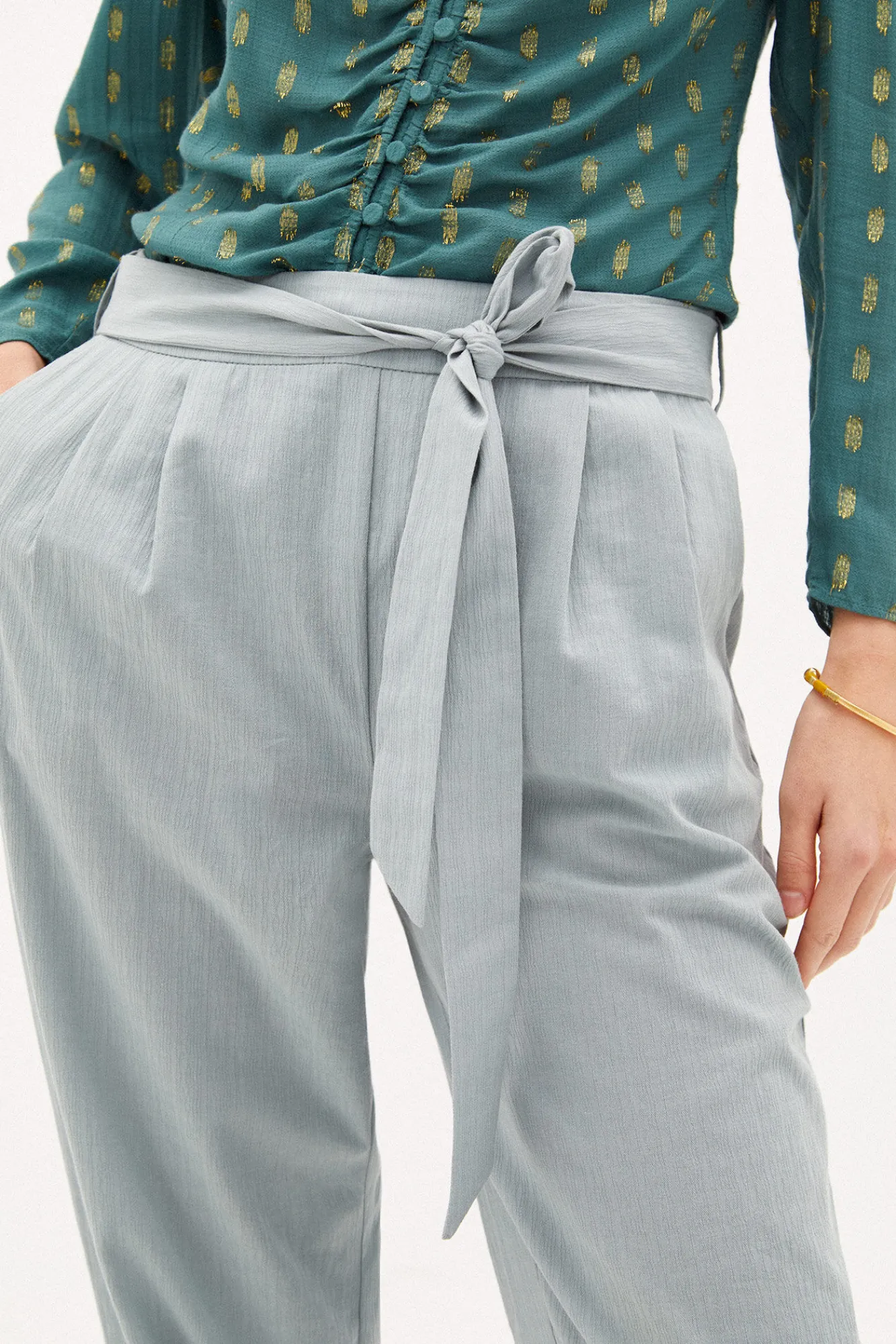 Lea Pantalon Algodon Con Cinturon^Hoss Intropia Discount
