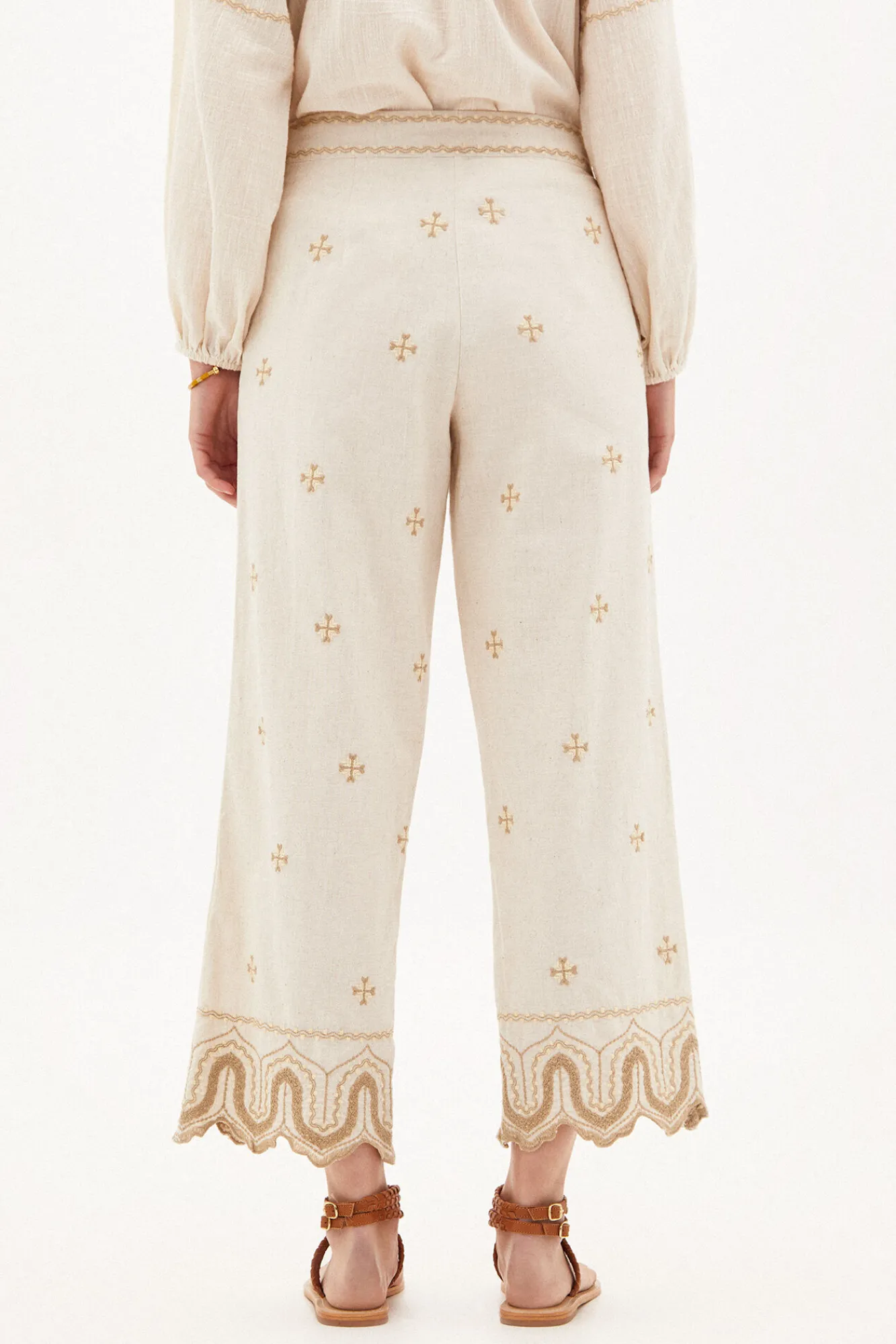 Lina Pantalon Rustico Bordado^Hoss Intropia Discount