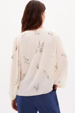 Lisa Blusa Con Abalorios^Hoss Intropia Cheap