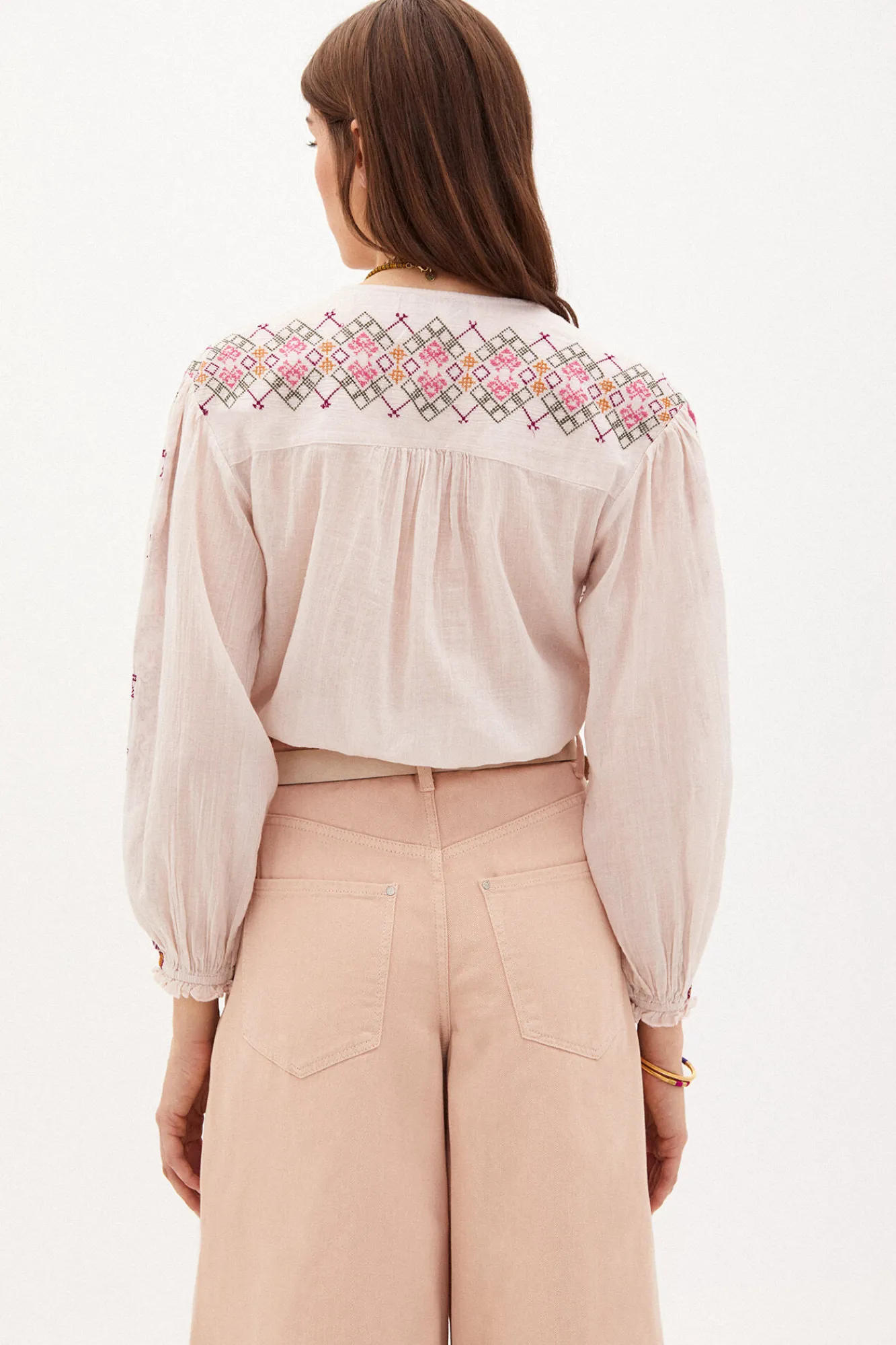 Lucie Blusa De Algodon Bordada^Hoss Intropia Cheap