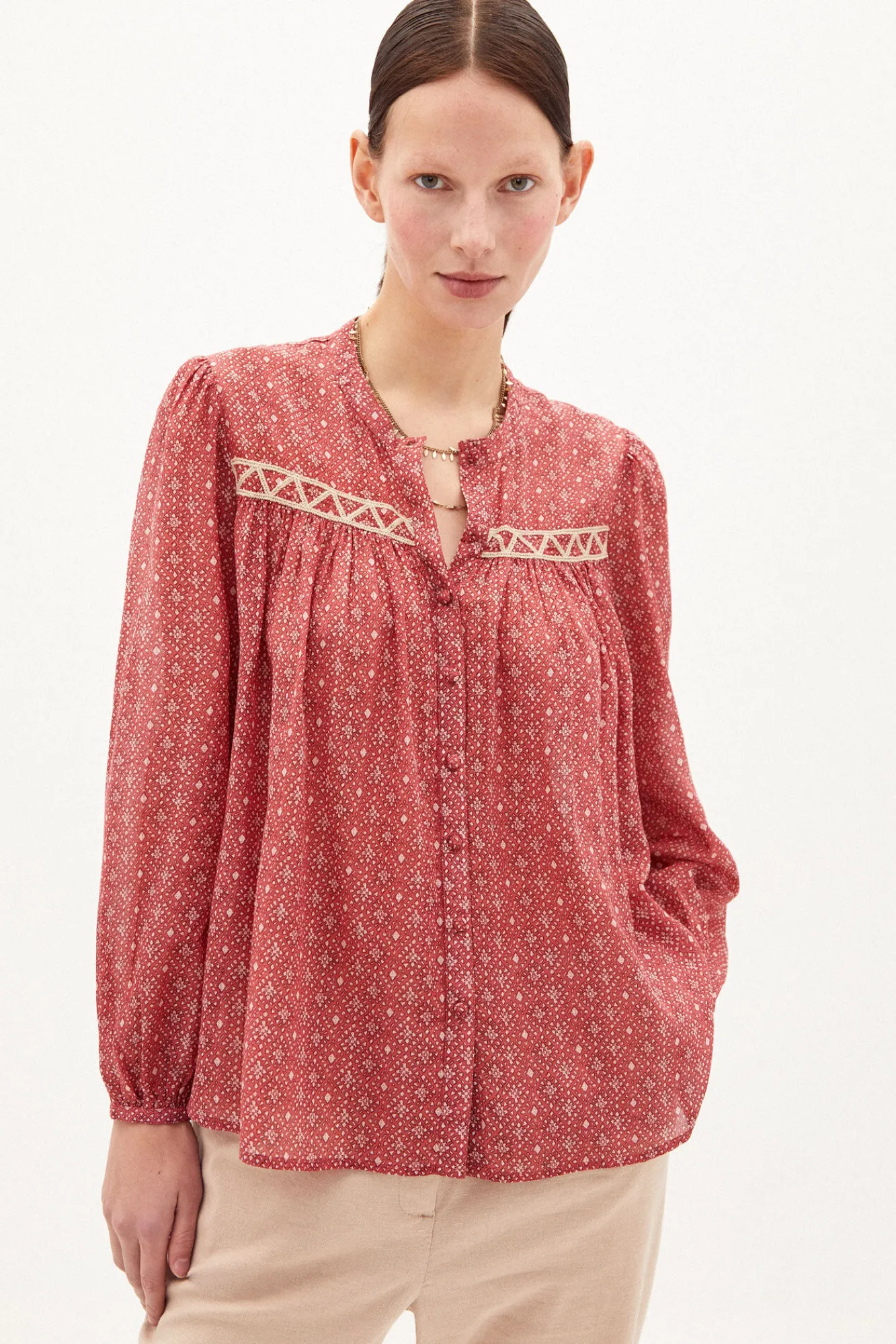 Mabel Camisa De Algodon Estampada^Hoss Intropia Outlet