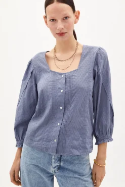 Macarena Blusa Romantica De Algodon^Hoss Intropia Cheap