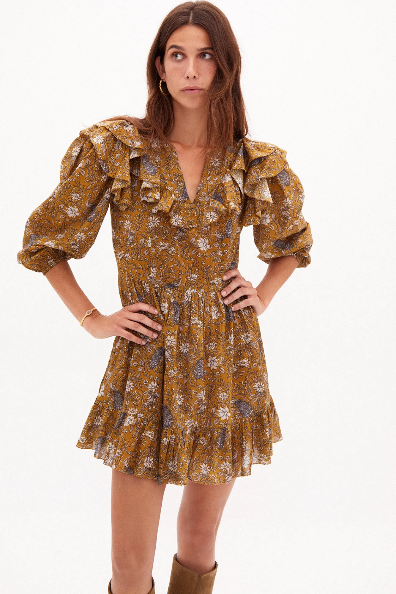 Mai. Vestido Corto Estampado^Hoss Intropia Fashion