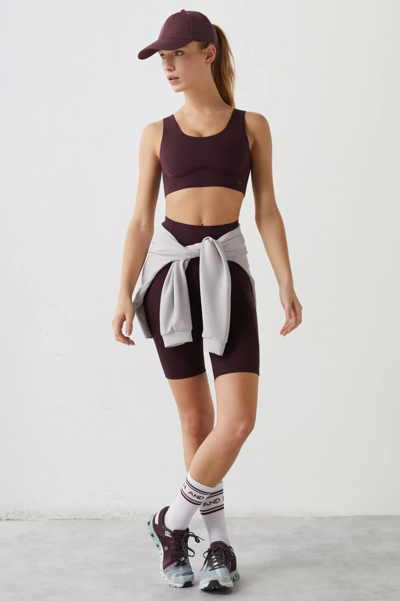 Mallas Ciclista Morado Power Sculpt^Dash and Stars New