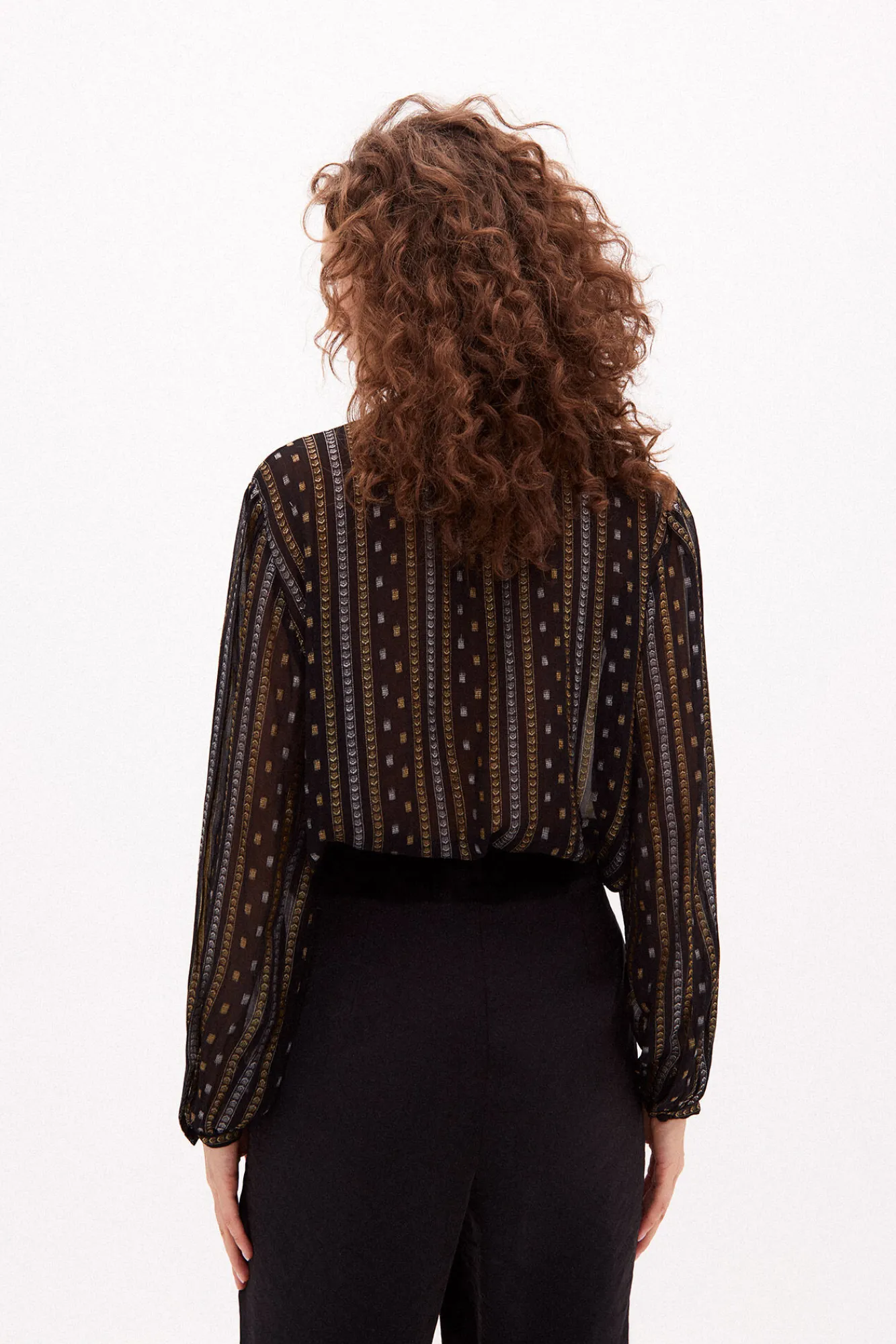 Mara Camisa Semitransparente Con Lurex^Hoss Intropia Cheap