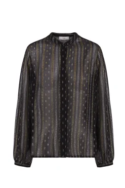 Mara Camisa Semitransparente Con Lurex^Hoss Intropia Cheap