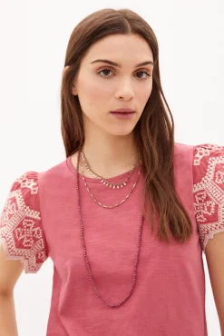 Marie Camiseta Algodon Bordada^Hoss Intropia Sale