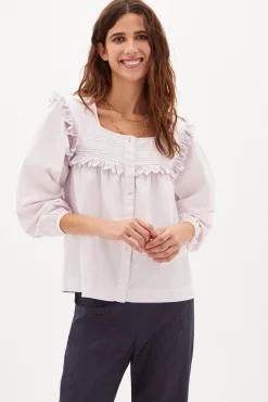 Martina Blusa Romantica De Algodon^Hoss Intropia Best Sale