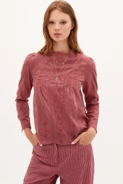 Martina Blusa Romantica En Algodon^Hoss Intropia Sale