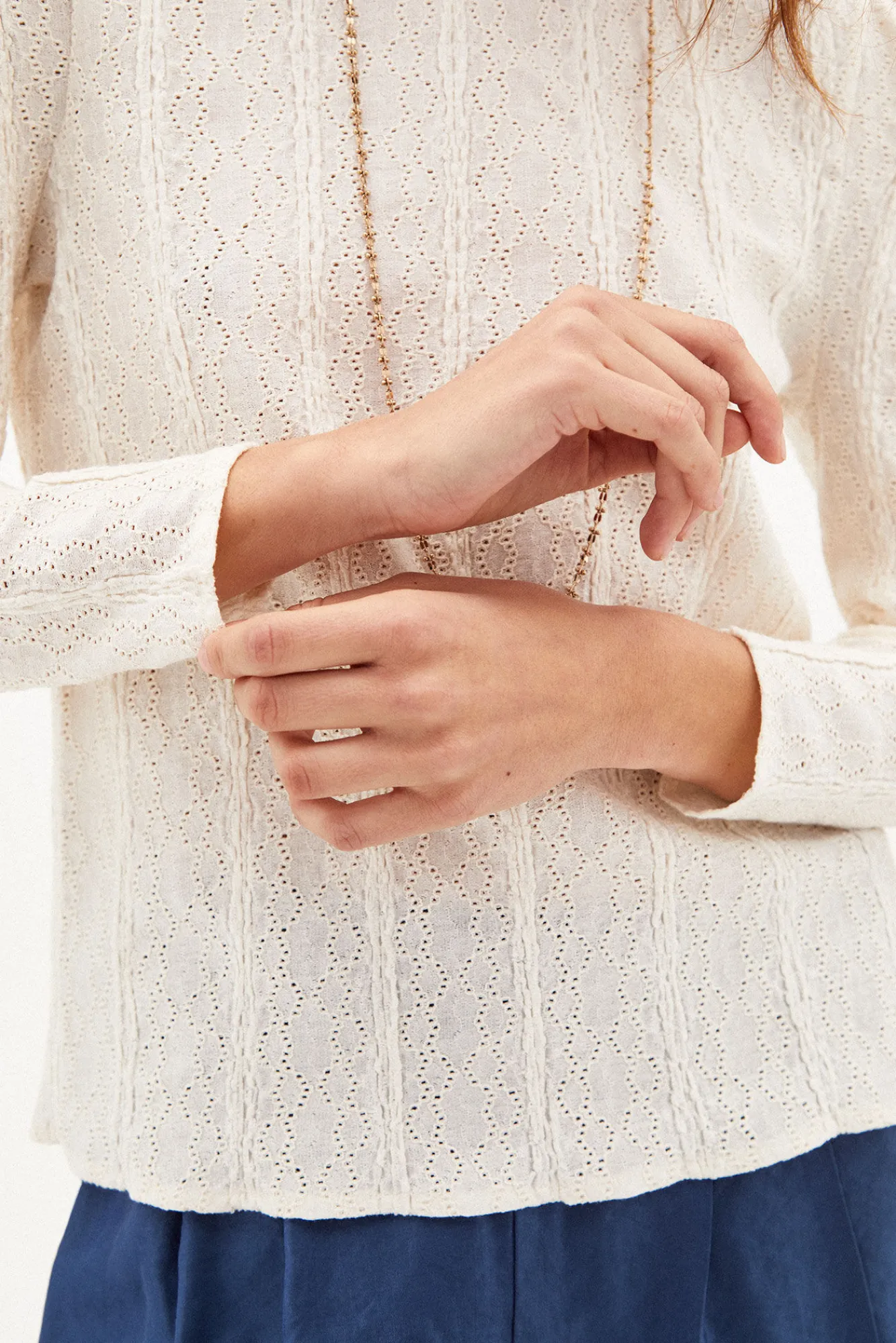 Olivia Camiseta Con Textura^Hoss Intropia Clearance