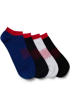Pack 4 Calcetines Tobilleros^HUGO Clearance